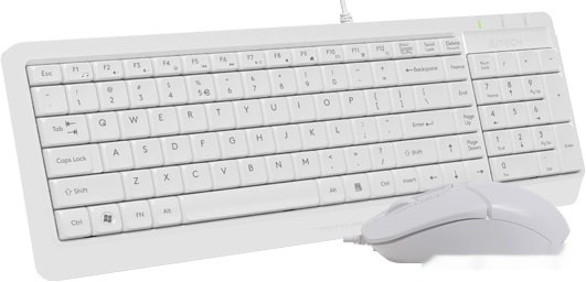 Клавиатура + мышь A4Tech Fstyler F1512 (белый)