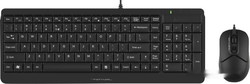 Клавиатура + мышь A4Tech Fstyler F1512 (черный) - фото