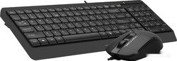 Клавиатура + мышь A4Tech Fstyler F1512 (черный) - фото2
