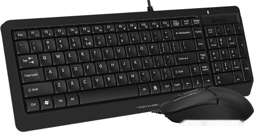 Клавиатура + мышь A4Tech Fstyler F1512 (черный)