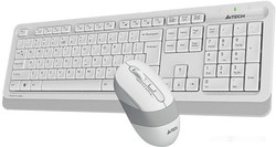 Клавиатура + мышь A4Tech Fstyler FG1010 (белый/серый) - фото2