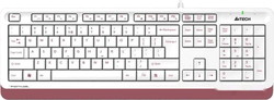 Клавиатура A4Tech Fstyler FK10 (белый/розовый) - фото