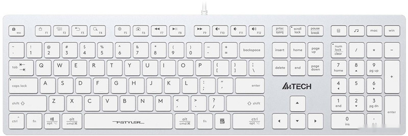 Клавиатура A4Tech Fstyler FX50 (белый) - фото