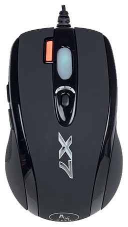 Мышь A4Tech X-710BK Black USB