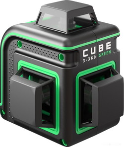 Лазерный нивелир ADA Instruments Cube 3-360 Green Home Edition А00566 - фото2