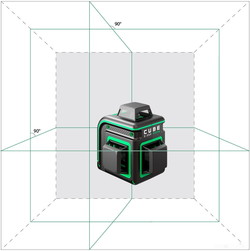 Лазерный нивелир ADA Instruments Cube 3-360 Green Ultimate Edition A00569 - фото2