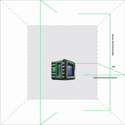 Лазерный нивелир ADA Instruments Cube 3D Green Professional Edition A00545 - фото2