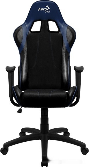 Кресло Aerocool AC100 AIR (черный/синий) - фото2
