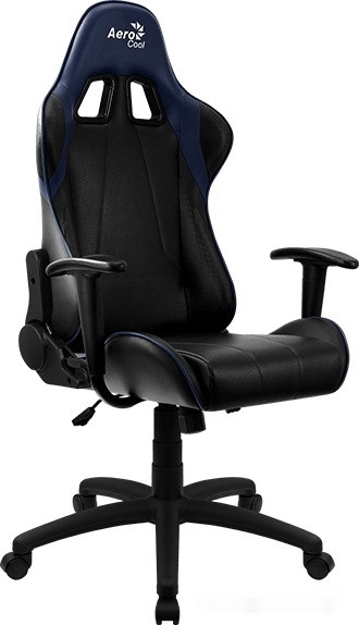 Кресло Aerocool AC100 AIR (черный/синий) - фото3