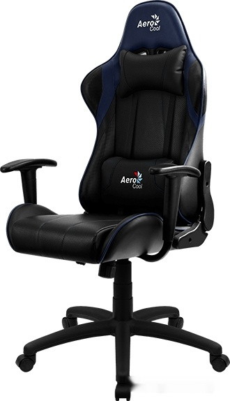 Кресло Aerocool AC100 AIR (черный/синий) - фото5