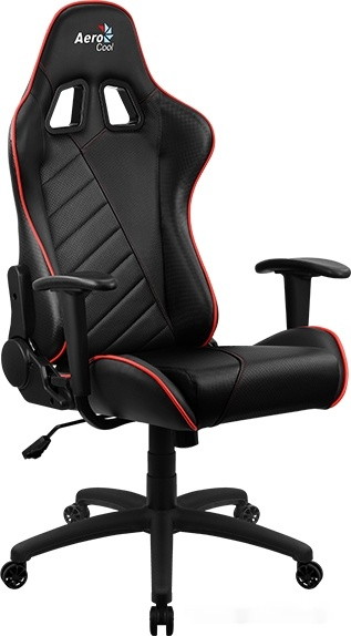 Кресло Aerocool AC110 AIR (черный/красный)