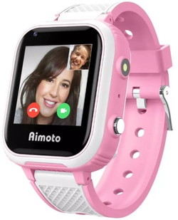 Умные часы детские Aimoto Pro Indigo 4G / 9500103 (розовый) - фото