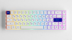 Клавиатура Akko 3068B Plus White & Blue (Akko CS Jelly Pink) - фото2