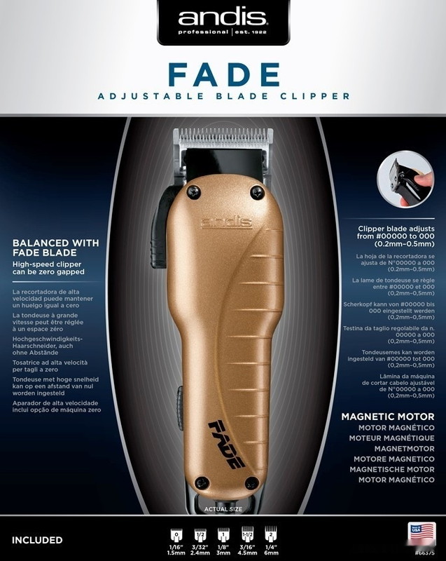 Машинка для стрижки волос Andis Fade Adjustable Blade Clipper US-1