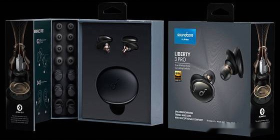 Наушники Anker SoundCore Liberty 3 Pro (серый)