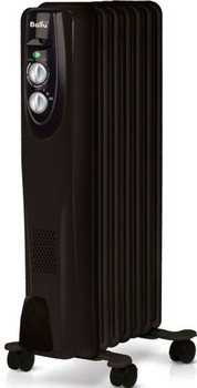Масляный радиатор Ballu BOH/CL-07BRN 1500 (Black) - фото