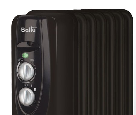 Масляный радиатор Ballu BOH/CL-07BRN 1500 (Black)