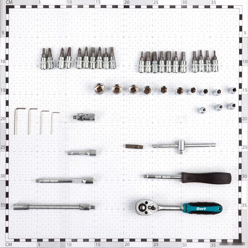 Универсальный набор инструментов BORT BTK-46 (46 предметов)