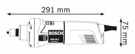 Шлифовальная машина Bosch GGS 28 C Professional