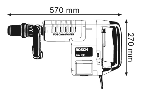 Электрический отбойный молоток Bosch GSH 11 E Professional