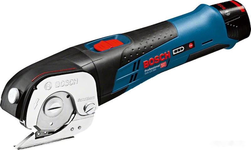 Листовые электрические ножницы Bosch GUS 12V-300 Professional 06019B2904 (с 2-мя АКБ, кейс) - фото