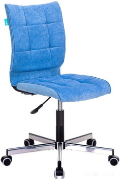 Офисный стул Бюрократ CH-330M/VELV86 (голубой) - фото