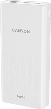 Внешний аккумулятор Canyon CNE-CPB2001W 20000mAh (белый) - фото