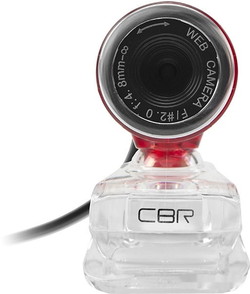 Веб-камера CBR CW 830M (красный) - фото