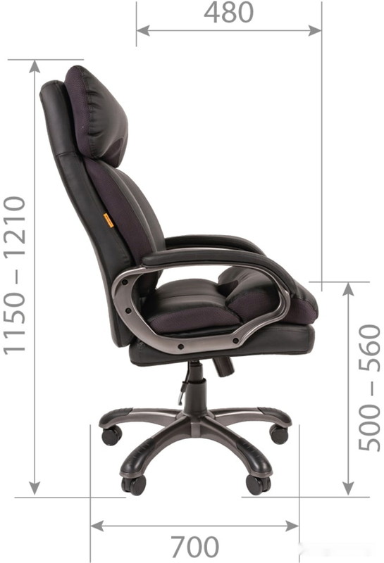 Кресло Chairman 505 (черный) - фото5