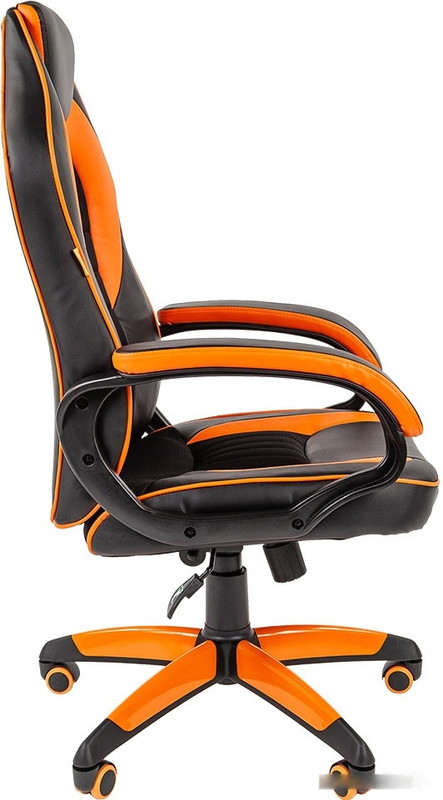Кресло Chairman Game 16 (черный/оранжевый) - фото3