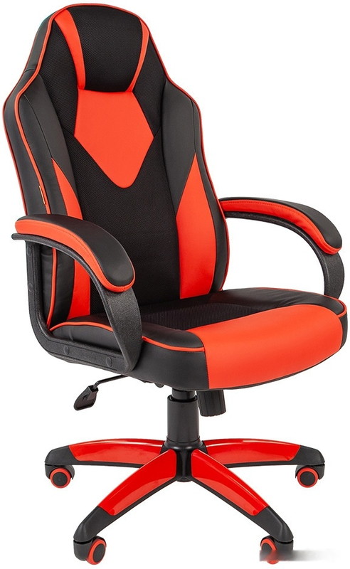Кресло Chairman Game 17 (черный/красный)