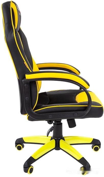 Кресло Chairman Game 17 (черный/желтый) - фото3