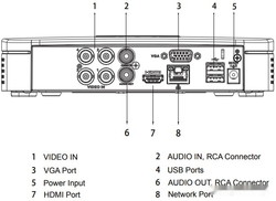 Гибридный видеорегистратор Dahua DH-XVR5104C-4KL-I3 - фото2