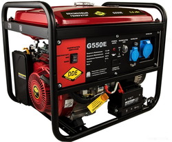 Бензиновый генератор DDE G550E - фото