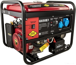 Бензиновый генератор DDE G650E3 - фото