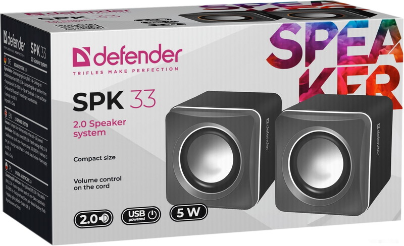 Акустика Defender SPK 33 (серый) - фото2