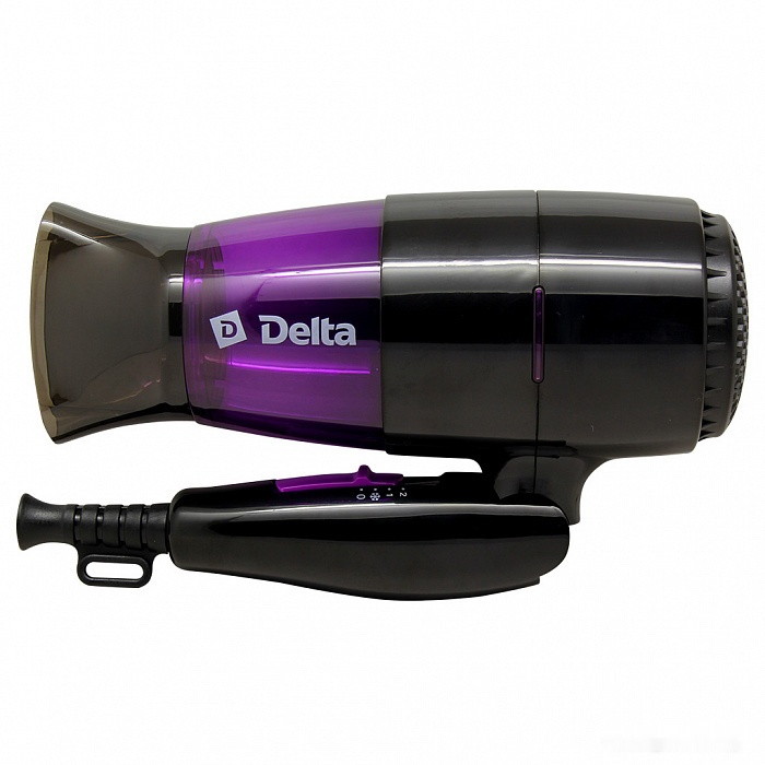 Фен DELTA DL-0907 (черный/фиолетовый)
