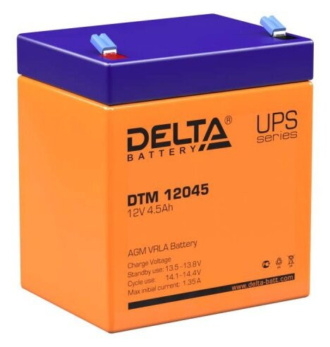 Аккумулятор для ИБП DELTA DTM 12045 (12В/4.5 А·ч)