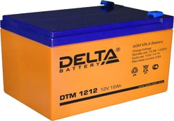 Аккумулятор для ИБП DELTA DTM 1212 (12В/12 А·ч) - фото