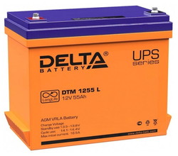 Аккумулятор для ИБП DELTA DTM 1255 L (12В/55 А·ч) - фото