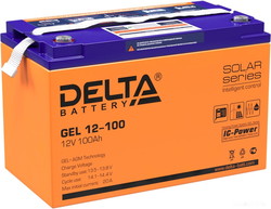 Аккумулятор для ИБП DELTA GEL 12-100 (12В/100 А·ч) - фото