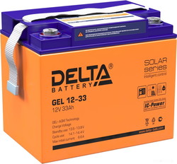 Аккумулятор для ИБП DELTA GEL 12-33 (12В/33 А·ч) - фото