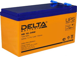 Аккумулятор для ИБП DELTA HR 12-34W (12В/9 А·ч) - фото