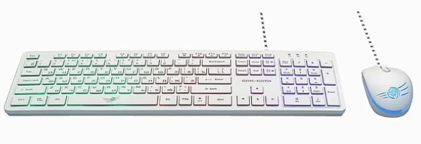 Клавиатура + мышь DIALOG KMGK-1707U (белый)
