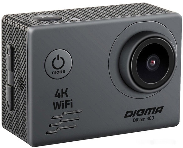 Экшен-камера DIGMA DiCam 300 (серый)