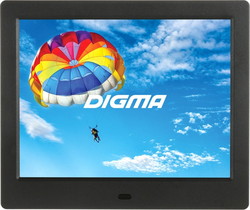 Цифровая фоторамка DIGMA PF-843 (черный) - фото