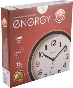 Настенные часы Energy EC-139 (черный) - фото