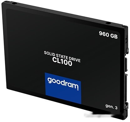 SSD GoodRAM CL100 Gen. 3 960GB SSDPR-CL100-960-G3