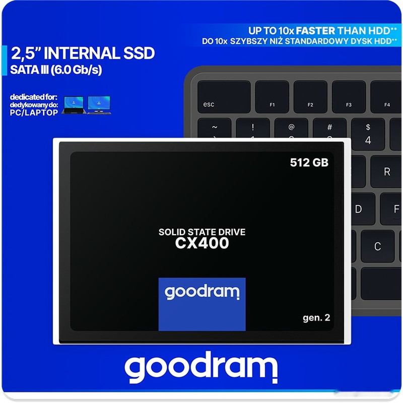 SSD GoodRAM CX400 gen.2 512GB SSDPR-CX400-512-G2