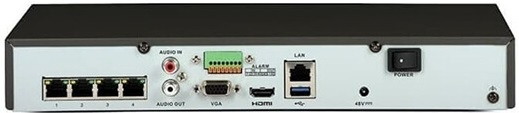 Видеорегистратор наблюдения Hikvision DS-7104NI-Q1/4P/M